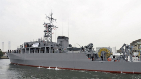 일본 자민당 "전쟁 정전 뒤 자위대 소해함 파견해야"