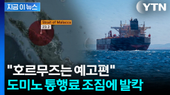 호르무즈 2배 넘는 선박 통과하는데...\'새로운 통행료\' 폭탄발언 [지금이뉴스]