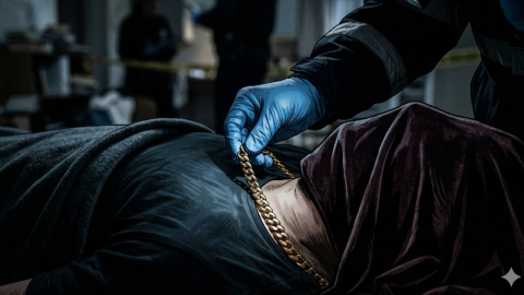 변사 현장서 시신 30돈 금목걸이 훔친 검시관 '벌금형'