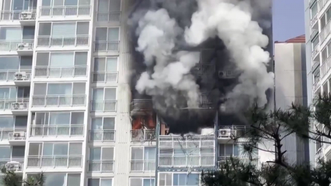 의왕 아파트 큰불로 부부 숨져…유서 발견