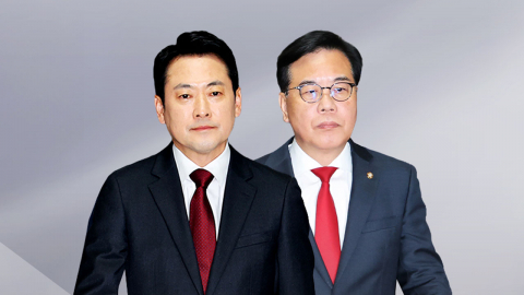 국힘 투톱 '따로따로'…오세훈 "빨간색 입고 역전 드라마"