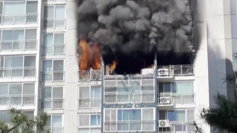 의왕 아파트 큰불로 부부 숨져…유서 발견