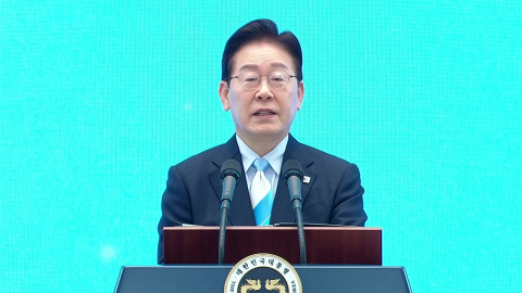 [현장영상+] 이 대통령 "대한민국 발전 주역인 노동자에 존경과 감사"