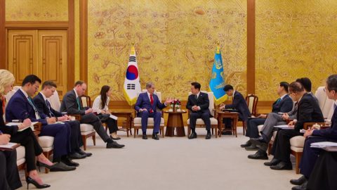 이 대통령, 미중회담 직전 베선트·허리펑 접견…"협력 강화"