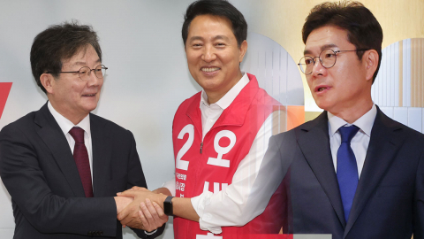 "허위이자 조작" 정원오 반격…유승민 만난 오세훈