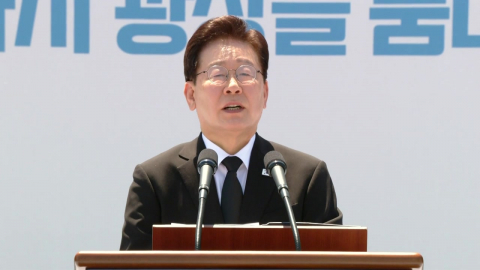 [현장영상+] 이 대통령 "80년 광주시민처럼 대한국민도 계엄군 막아내" 