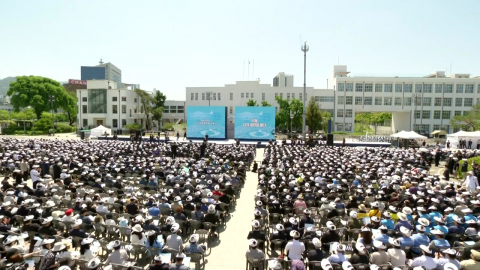 \'최후 항쟁지\' 옛 전남도청에서 46주년 5·18 기념식 거행