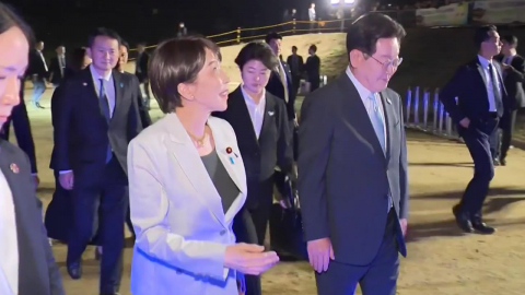 [현장영상+] 이 대통령, 다카이치 총리와 하회마을 선유줄불놀이 관람