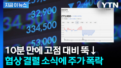 파업 소식에 삼성전자 \'직격탄\'...코스피까지 연이어 급락 [지금이뉴스]