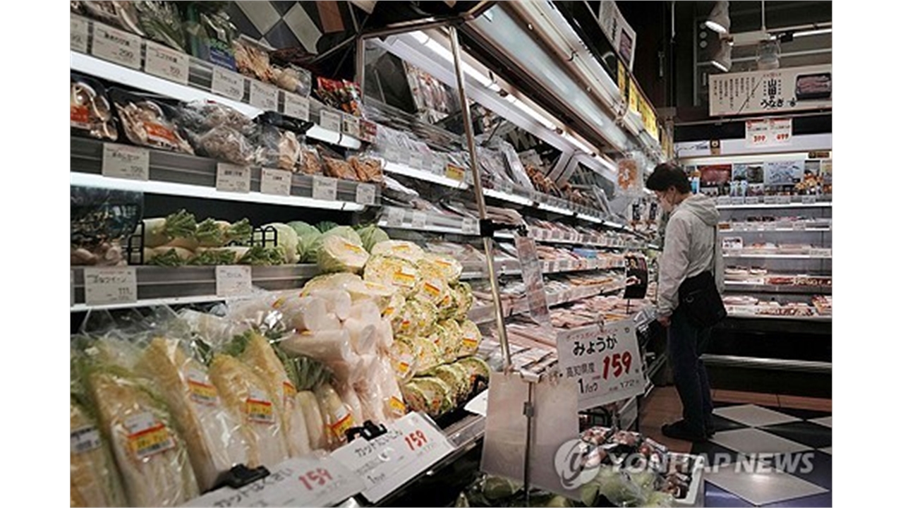 일본 식품 가격 천여 개 줄인상..."비용 전가 움직임"
