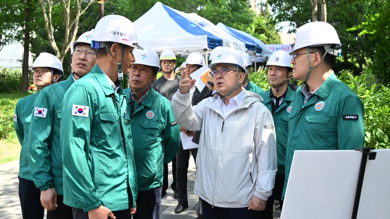 김성보 서울시장 권한대행, '서소문 고가 붕괴 현장' 점검
