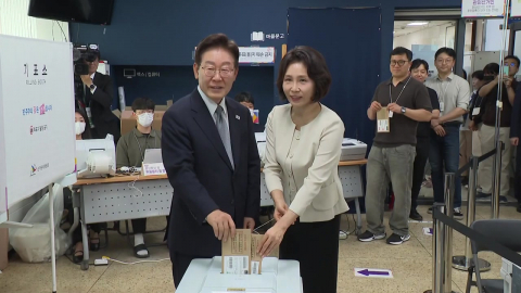 이 대통령 "투표 포기, 그들 편드는 것"…국힘 "선거 개입" 반발