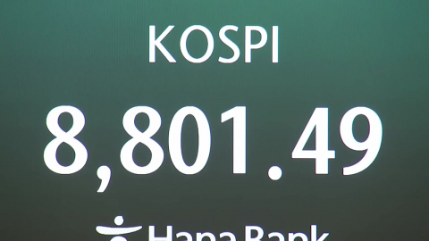 롤러코스터 탄 코스피…8,800 돌파하며 최고치 경신