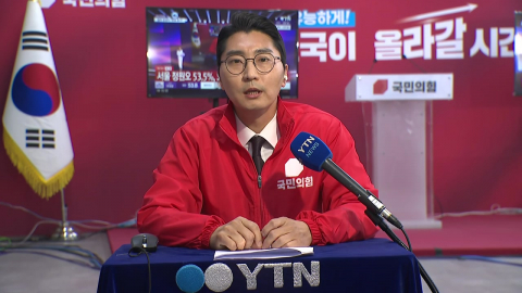 [6·3 지선] 출구조사 발표…국민의힘 개표상황실 분위기는?