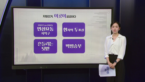 [민심캔버스] 흔들리는 텃밭 대구,부산 개표 상황은?