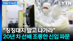 메모리 신입이 파운드리 수석한테 "징징대지 말고 나가"...조롱했다 결국 [지금이뉴스]