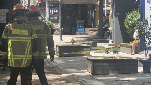 오피스텔 12층서 전자레인지 밖으로 \'휙\'…40대 여성 검거