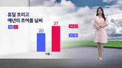 [날씨] 휴일 흐리고 예년의 초여름 날씨