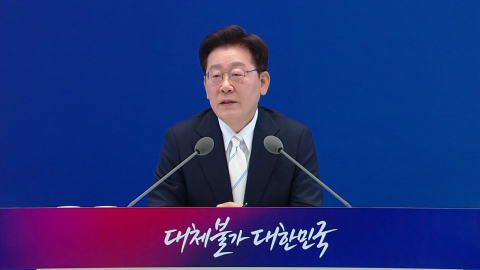 \'투표용지 부족\' 사태 관련 질문하자…이 대통령 "어처구니 없는 일" [현장영상+]