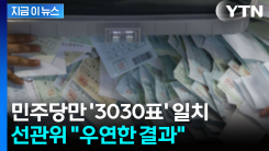 민주당만 사전득표수 \'소름 일치\'...선관위 "단순 우연" [지금이뉴스]