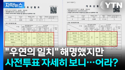 [자막뉴스] 선관위 "우연" 해명했지만 절묘...총체적 무능 속 '황당한 실태' 공개