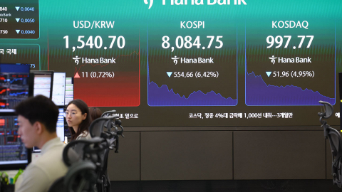 [속보] 코스피 급락에 \'매도 사이드카\' 발동