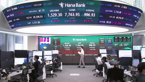 \'널뛰기\' 코스피 0.4%·코스닥 4.8% 상승…환율 1,530원 위협