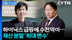 최태원·노소영 세기의 재산분할...3배 급등한 SK주식이 변수로 [지금이뉴스]