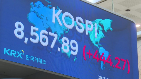 종전 합의에 코스피 5%대 급등…매수 사이드카 발동
