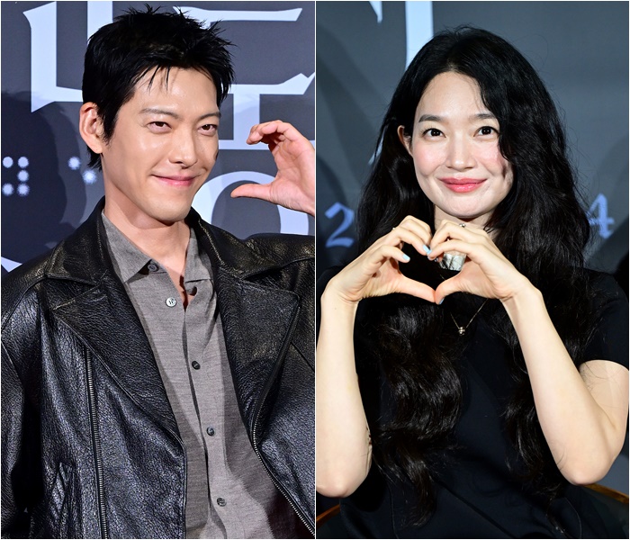 김우빈, 아내 신민아 위해 '눈동자' VIP 시사회 참석…무대인사 사진도 공개