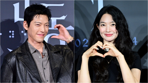 김우빈, 아내 신민아 위해 '눈동자' VIP 시사회 참석…무대인사 사진도 공개