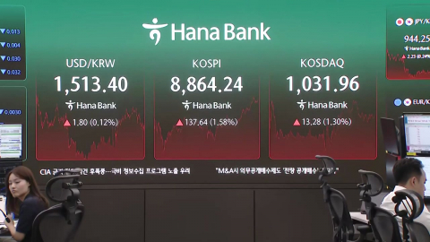 8,864 최고치 코스피 \'9천피\' 재시동…\'250만 닉스\' 돌파