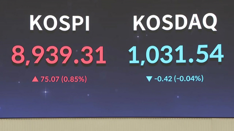 8,976 최고치 새로 쓴 코스피…\'9천피\' 돌파하나