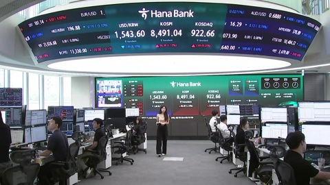 '롤러코스피' 혼조세…환율은 1,550원 돌파