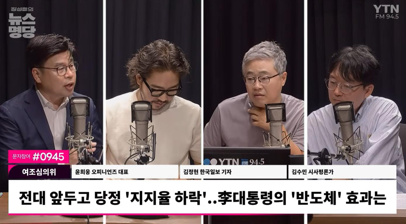 윤희웅 "전체 여론조사서 수치 높은 정청래, '보수층 역선택' 영향... 호남서는 송영길 