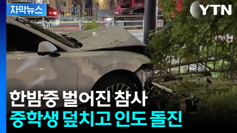[자막뉴스] 도대체 얼마나 취했길래...신호 기다리던 학생 덮친 순간