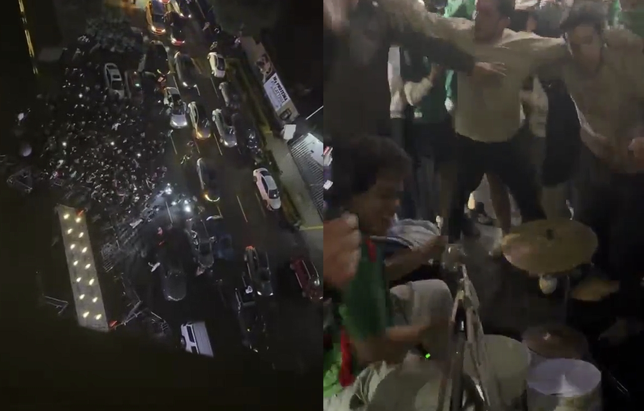선수들 숙소 몰려가 경적 울리고 폭죽 '펑'…에콰도르 분노
