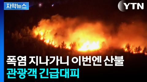 [자막뉴스] "모든 소지품 잃었다" 관광객 허탈...산불로 난리 난 유럽