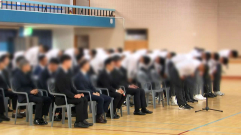 [현장영상+] 배재고 학생들 사과문 낭독 "마음의 상처 입은 광주일고와 광주시민에 사과"