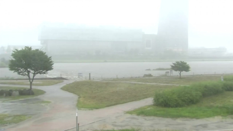  충남 금산 호우경보…시간당 60mm 육박 극한 호우