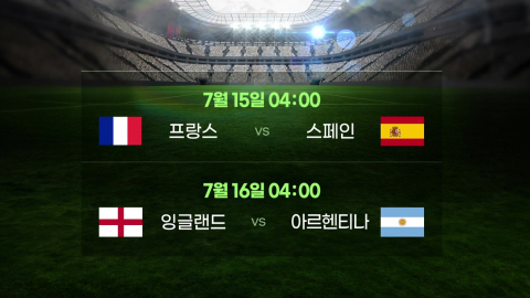 FIFA 랭킹 1~4위가 붙는다…4강전 관전 포인트는? [앵커리포트]