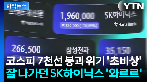 ADR 흥행에도 폭락...SK하이닉스에 무슨 일이? [자막뉴스]