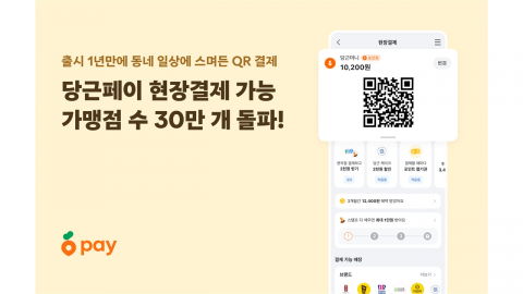 [기업] '당근페이' 현장결제 가맹점 30만 곳 돌파