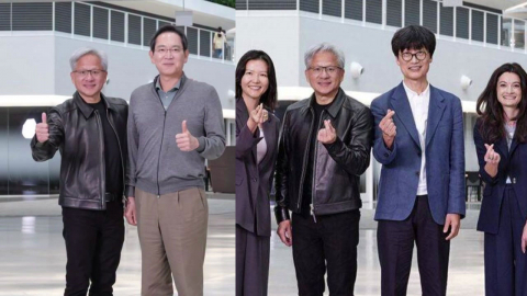 '엄지척'에 '손가락 하트'…이재용·정의선·이해진 미국서 젠슨 황 면담