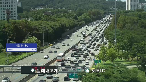 휴일 수도권으로 돌아오는 차량 증가…곳곳 정체