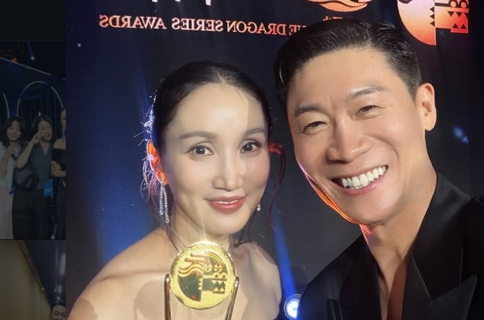 '청룡 부부' 진선규·박보경 "신혼 때부터 꿈꿔온 순간"