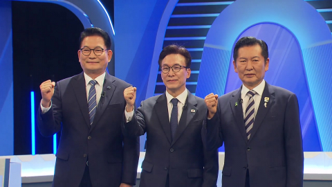 "반명 주자" vs "대통령 팔이"…같은 당 맞나?
