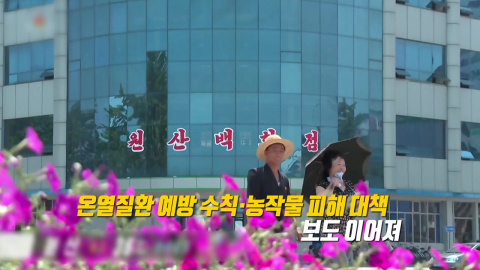 평양도 찜통더위... "물놀이장·해수욕장, 매일 초만원" [앵커리포트]