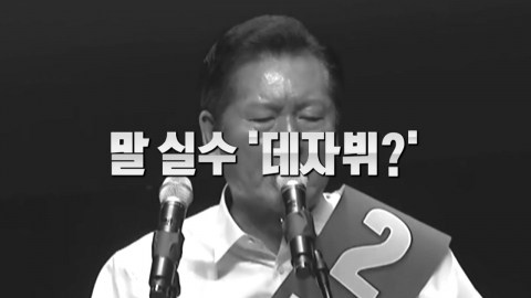 \'아차차\' 정청래 또 말실수 [앵커리포트]