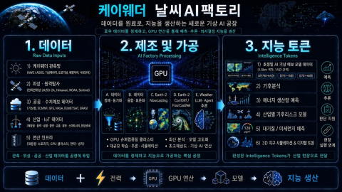 엔비디아 GPU 탑재 '날씨 AI팩토리' 개발…글로벌 예보 시장 공략